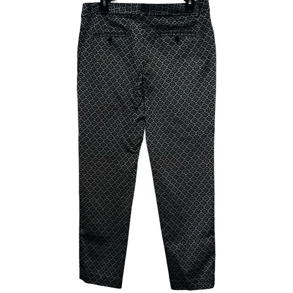 Valerie Steven’s black & silver ankle pants 10‎